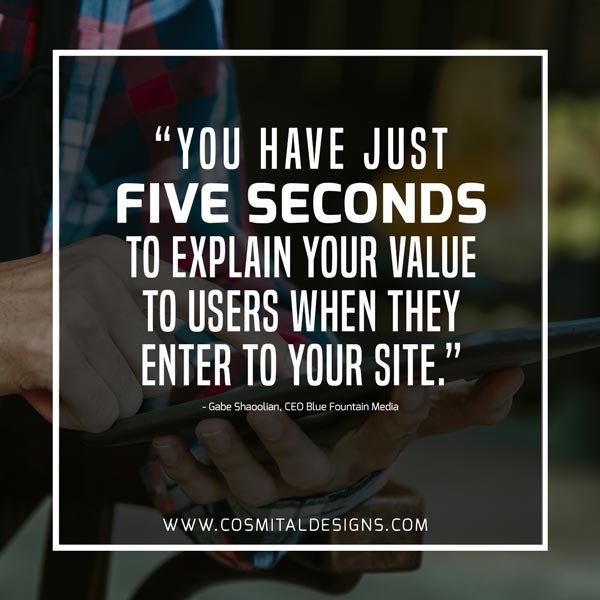 You Have Just Five Seconds…